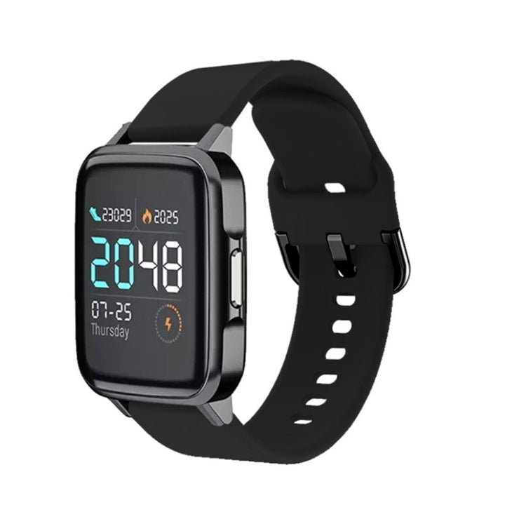 Helt vildt cool Haylou SmartWatch Silikone Rem - Størrelse: L - Sort#serie_4