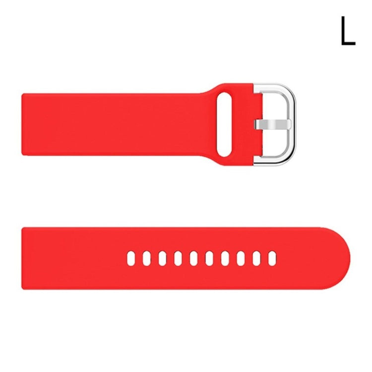 Helt vildt cool Haylou SmartWatch Silikone Rem - Størrelse: L - Rød#serie_5