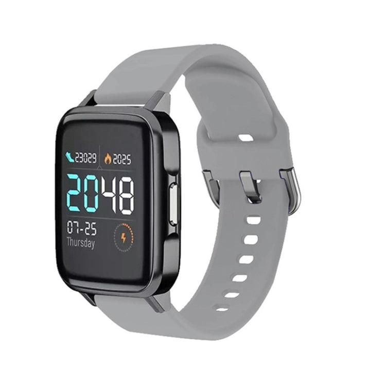 Helt vildt cool Haylou SmartWatch Silikone Rem - Størrelse: L - Sølv#serie_6