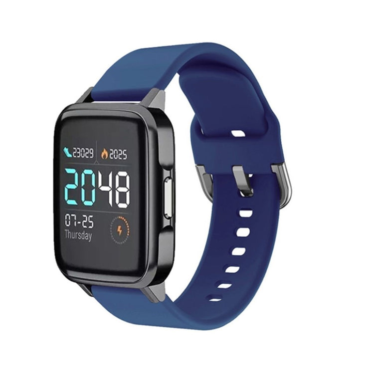 Helt vildt cool Haylou SmartWatch Silikone Rem - Størrelse: L - Blå#serie_7
