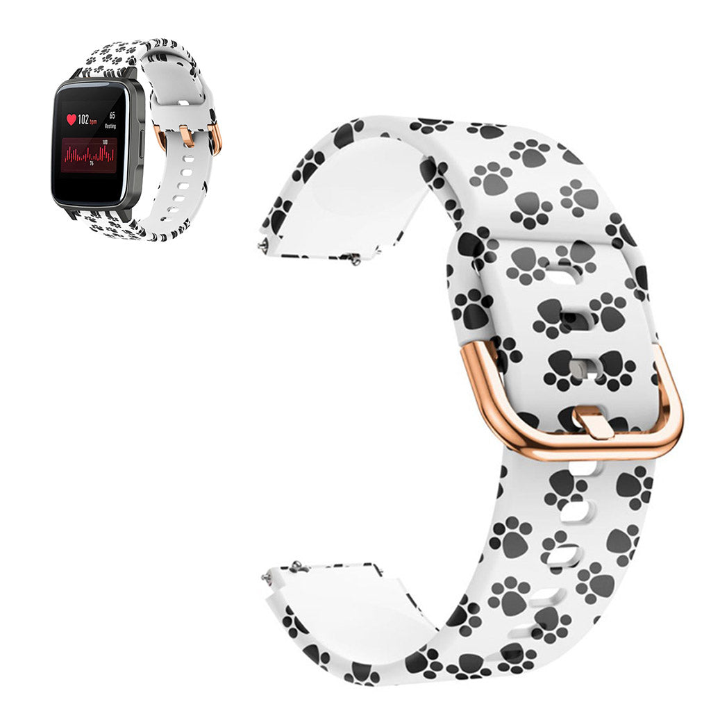 Godt Haylou SmartWatch LS01 Silikone Rem - Hvid#serie_1