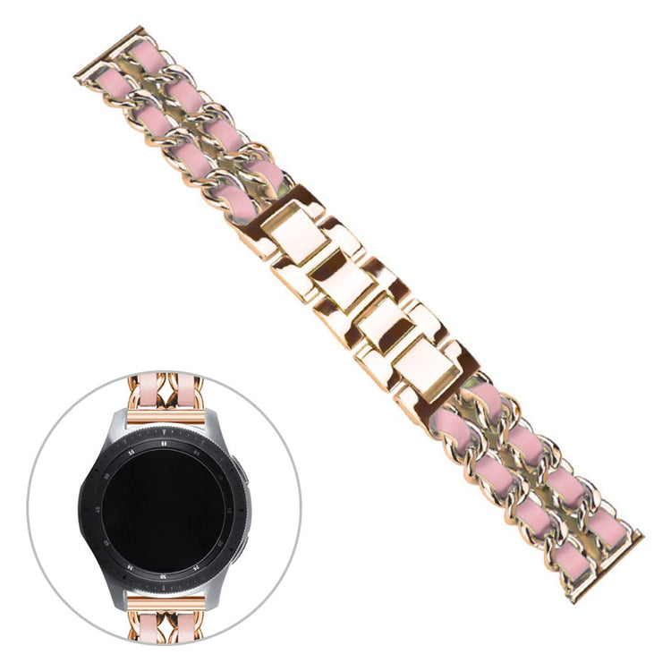 Helt vildt smuk Universal Metal og Kunstlæder Rem - Pink#serie_5