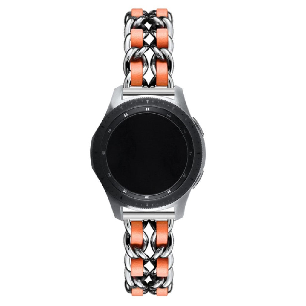Helt vildt smuk Universal Metal og Kunstlæder Rem - Orange#serie_7