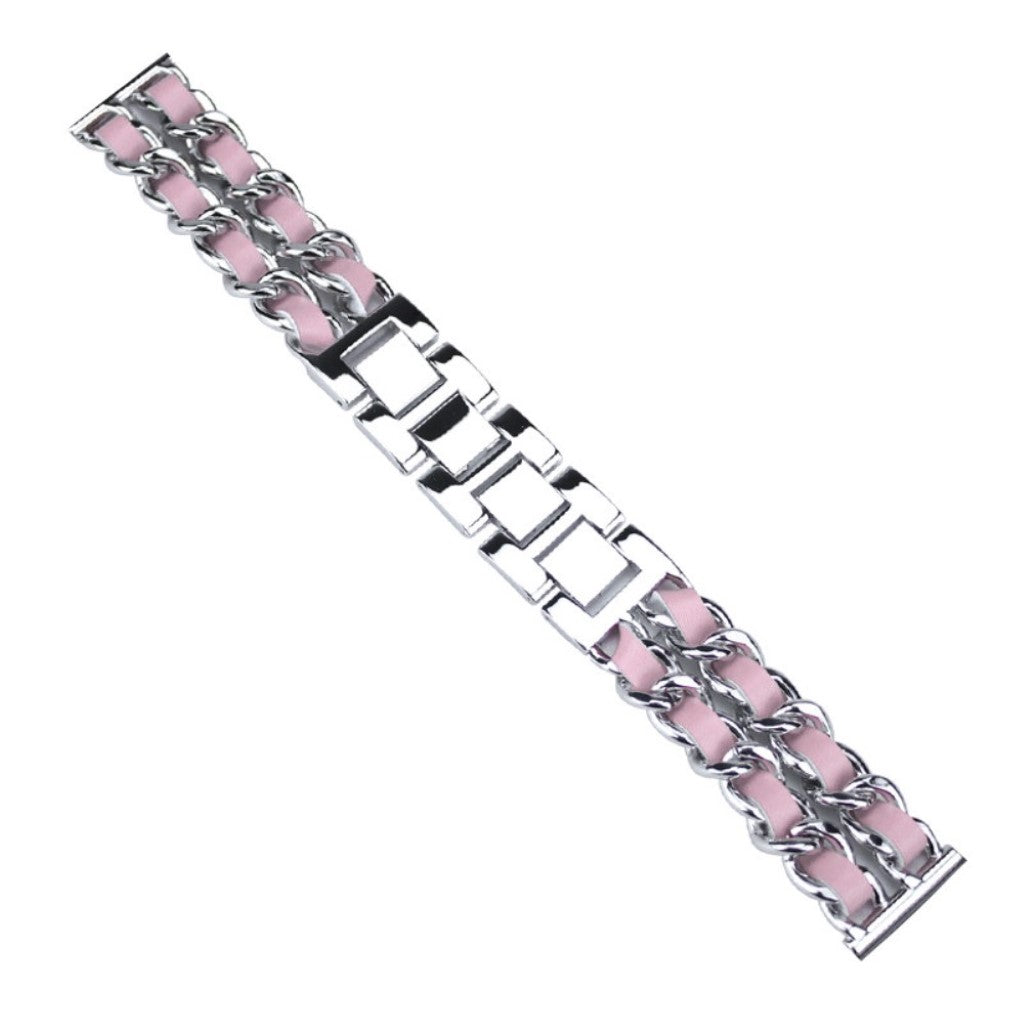Helt vildt smuk Universal Metal og Kunstlæder Rem - Pink#serie_8