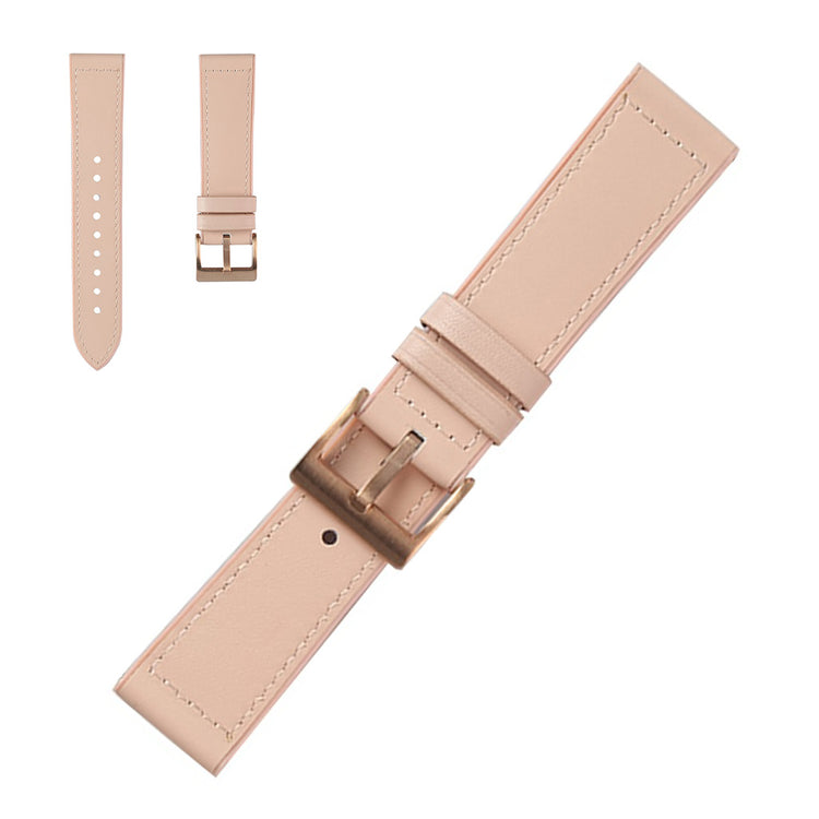Meget fantastisk 22mm Kunstlæder og Silikone Rem - Pink#serie_8